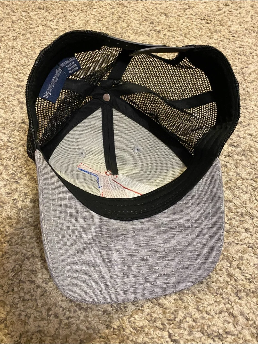 Grey & Black Adults Carnival Cruise Line Classic Hat
